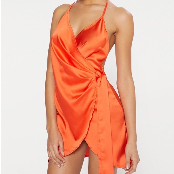 backless wrap dress